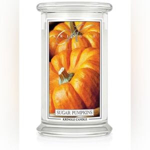Kringle Yankee Candle Sugar Pumpkins 22oz large new